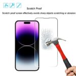 Ailun Screen Protector for iPhone 14 / iPhone 14 Pro, 3 Pack - Image 3