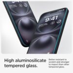 Spigen GlasTR EZ FIT Screen Protector for iPhone 16/15 - Image 3