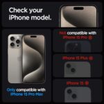 Spigen GlasTR EZ FIT Tempered Glass Screen Protector for iPhone 15 Pro Max - Image 3