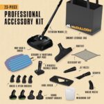 McCulloch MC1385 Deluxe Canister Steam Cleaner, 2-Hour Runtime, Chemical-Free - Image 3