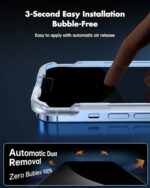 UNBREAKcable Privacy Screen Protector for iPhone 14/13/13 Pro, 2-Pack - Image 3