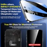 ImpactStrong Anti-Spy Privacy Screen Protector for iPhone 17 (6.3-Inch) - Image 3