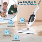 Steam Mop - 11-in-1 Steam Cleaner for Home with 15.2 OZ Water Tank & 23FT Power - Image 3
