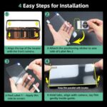 6 Pack Plastic Screen Protector Compatible for iPhone 17 Pro Max 6.9 inch 2025 - Image 3