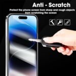 2pcs High Sensitive Hydrogel film Compatible with iPhone 17 6.3" Transparent - Image 3