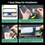 6 Pack Plastic Screen Protector Compatible for iPhone 17 6.3 inch 2025 - Image 3