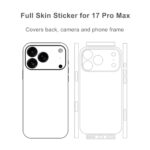 Protective Film White Skin Wrap Compatible with iPhone (for 17 Pro Max) - Image 3