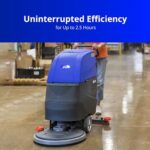 USA-CLEAN X20BT Traction Driven Auto Scrubber Machine Walk Behind - 20 inches - Image 3