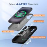 Miracase Compatible with iPhone 16 Case, [Soft Anti-Scratch Microfiber Lining] - Image 3