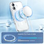 CACOE Magnetic Case for iPhone 17 6.3 inch, Clear - Image 3