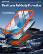 FNTCASE for iPhone 17 Case with Built-in Screen Protector and Kickstand - Image 3