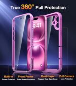 Diaclara Designed for iPhone 16 Case, Upgraded [Full Camera Protection] Full - Image 2
