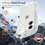 TUTUKII for iPhone 16 Case Clear, Anti-Drop, Transparent, Shockproof - Image 3