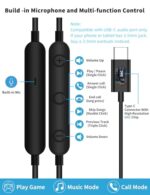 USB C Headphone for Samsung S26 S25 FE S24 A16 A17 Wired Earbuds Magnetic in-Ear - Image 3