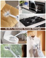 10-in-1 Steam Mop with Detachable Handheld Steamer,350ml Tank, 10s Heat-Up - Image 3