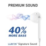 LUDOS Zenith Wired Earbuds in-Ear Headphones, 5 Year Warranty - Image 3