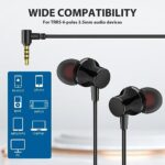 Wired Headphones Earphones for Laptop PC Chromebook Noise Isolating Ear Buds - Image 3