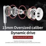Kimwood Wired Earbuds with Microphone, Wired Earphones in Ear Headphones HiFi - Image 3