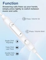 MAS CARNEY Wired Earbuds in-Ear Headphones with Mic for iPhone, School Students - Image 3