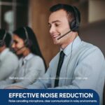 Yealink UH34 USB Headset with Mic,Stereo Wired Headphones with Noise Cancelling - Image 3