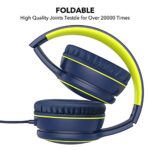 R10 Over-Ear Headphones with Microphone, Lightweight Folding Stereo Bass Headset - Image 3