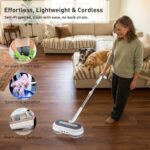 Cordless Electric Spin Mop with Spray and LED Headlight - Image 3