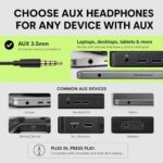 ARTIX Wired Headphones for Kids & Adults - Built-in Mic & Volume Control - Image 3