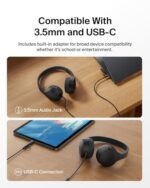 Belkin SoundForm Mini Kids Wired Headphones w/USB C to 3.5mm Dongle (B0FLB4SHNT) - Image 3