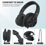 Cowyawn USB C Headphones Wired, Over Ear USB C Wired Headphones (B0F8H9CH2J) - Image 3