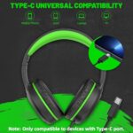 UKELALA Wired Headphones with Type C Cable for Boys Girls Kids Youth - Image 3
