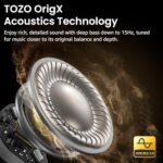 TOZO NC9 Hybrid Active Noise Cancelling Wireless Earbuds, 60H, LED Display - Image 3