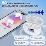 Wireless Earbuds Bluetooth 5.4 HiFi Stereo Headphones with Noise Cancelling Mic - Image 3