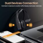 Trucker Bluetooth Headset, Wireless Headset with Mic - Image 3