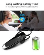 New Bee Bluetooth Earpiece V5.0 Wireless Handsfree Headset with Microphone 24 - Image 3