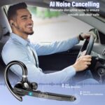 Bluetooth Headset, 90Hrs Single-Ear Headset with APTX HD Audio & Mute Button - Image 3