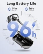 Bluetooth Headset V6.0, Open Ear Wireless Earpiece with Noise Canceling Mic - Image 3