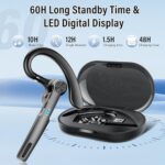 Bluetooth Headset, 2026 Wireless Bluetooth 5.3 Earpiece - Image 3