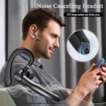 Sisism Bluetooth Headset, Wireless Bluetooth Earpiece with 400mAh Charging Case - Image 3