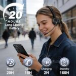 BlueFire Bluetooth Headset with Microphone, Single-Ear On-Ear Headphones - Image 3
