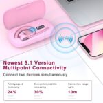 HEIBAS Bluetooth Headset, Wireless Bluetooth Earpiece with 500mAh (B0F6YHG46Y) - Image 3