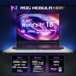 ASUS ROG Strix Scar 18 (2026) Gaming Laptop, 18” ROG Nebula HDR 4K 240Hz/3ms - Image 3