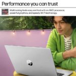 HP 17.3" FHD IPS Laptop, Quad Core AMD Ryzen 5 7520U (Beat i7-1255U) 8GB DDR5 - Image 4