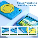 Kids Case for Samsung Galaxy Tab A9+/A11+ 11" with Pen Holder, Blue - Image 4