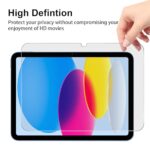 Juvraixo Privacy Screen Protector for iPad A16 11th / 10th Gen 1-Pack - Image 4