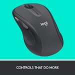 Logitech M510 Full Size Ambidextrous 2.4 GHz Wireless Mouse - Image 4