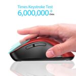 memzuoix 2.4G Wireless Mouse, 1400 DPI Mobile Optical Cordless Mouse with USB - Image 4
