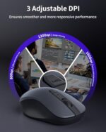 WL300 Bluetooth Mouse Silent Wireless Mice, Quiet Click - Image 4
