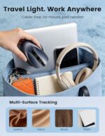 Wireless Mouse for Laptop, 2.4GHz Computer Mouse with USB-A Port &USB-C Adapter - Image 4