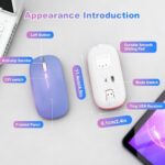 Wireless Bluetooth Mouse Rechargeable Long Lasting Dual Mode - BT 5.2 & 2.4G - Image 3
