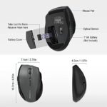E-YOOSO Wireless Mouse for Laptop, Portable Optical Computer Mouse, 6 Buttons - Image 4
